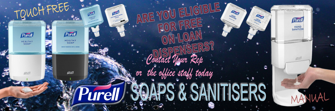 PURELL SOAPS & SANITISERS